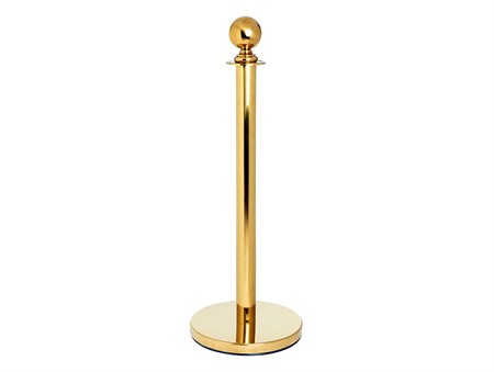 Avspärrningsstolpe, guld